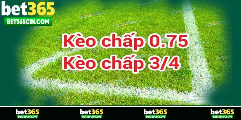 Kèo chấp ¾ quả là một trong những loại kèo trên kèo dưới phổ biến nhất